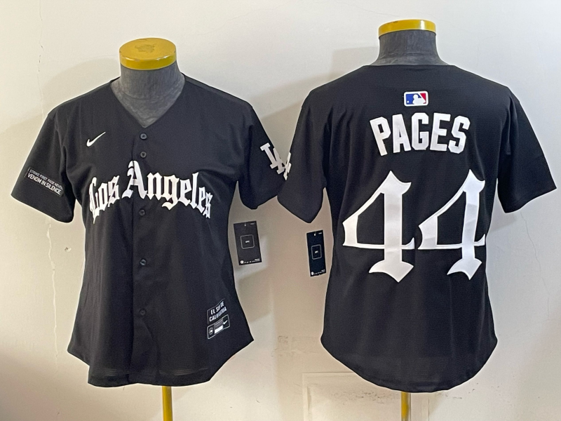 Men Los Angeles Dodgers #44 Pages black Game 2026 Nike MLB Jersey 0521015->los angeles dodgers->MLB Jersey
